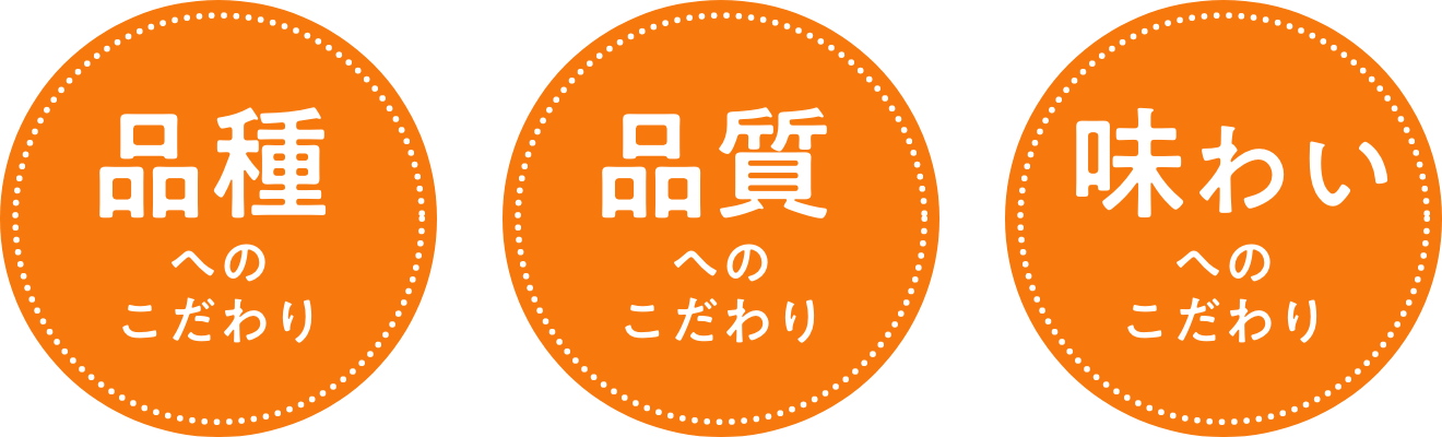 品種・品質・味わいへのこだわり