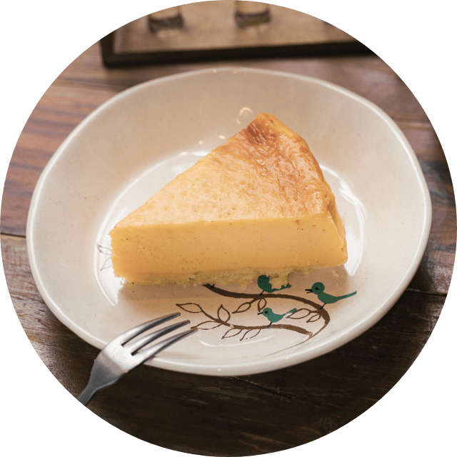 濃厚なチーズケーキ