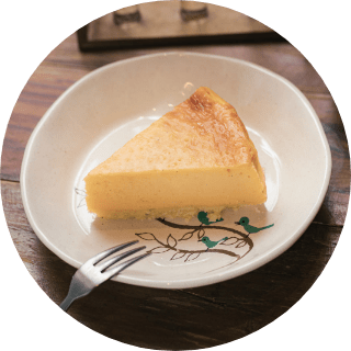 濃厚なチーズケーキ