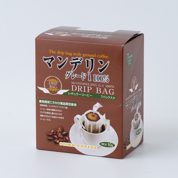 （ドリップコーヒー）マンデリングレード1☆10 g×7袋箱入