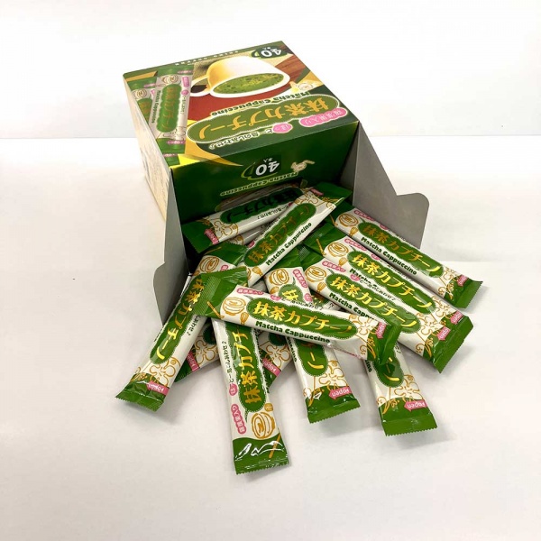 抹茶カプチーノ120（40本箱入×3箱）【広島発☆コーヒー通販カフェ工房