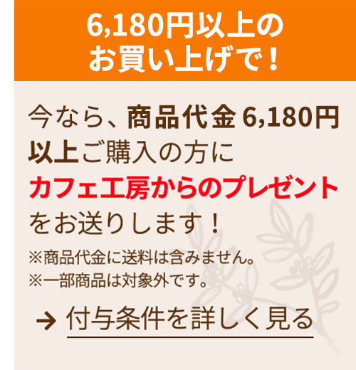 6180円以上のお買い上げで！