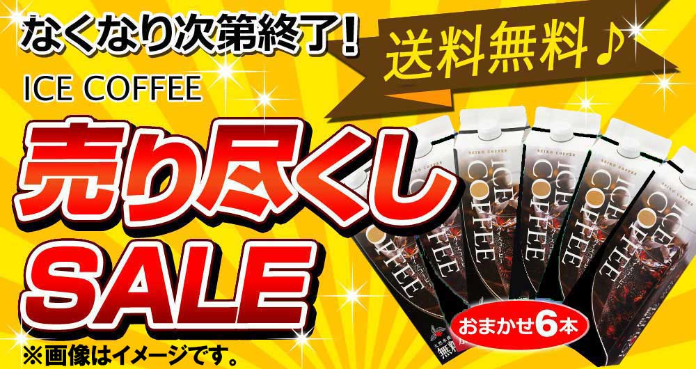 送料無料｜アイスコーヒー売り尽くしおまかせ6本セット【特売】