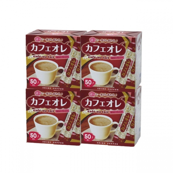 カフェオレスティック200 （50本箱入×4箱）【広島発☆コーヒー通販カフェ工房】