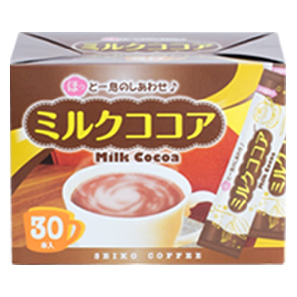 ミルクココア30（30本箱入）【広島発☆コーヒー通販カフェ工房】