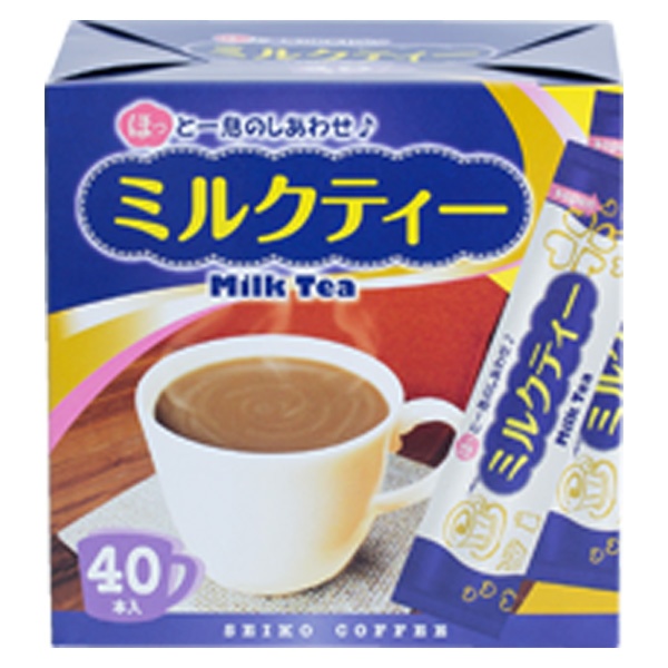 ミルクティー40(40本箱入り)【広島発☆コーヒー通販カフェ工房】