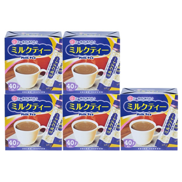 ミルクティー200（40本箱入×5箱）【広島発☆コーヒー通販カフェ工房】
