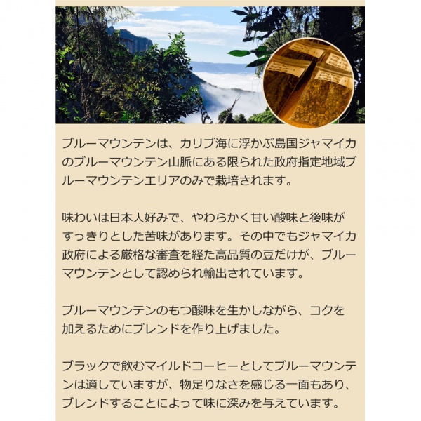 【特売】送料無料|レギュラーコーヒーブルーマウンテンブレンド 500g×2個