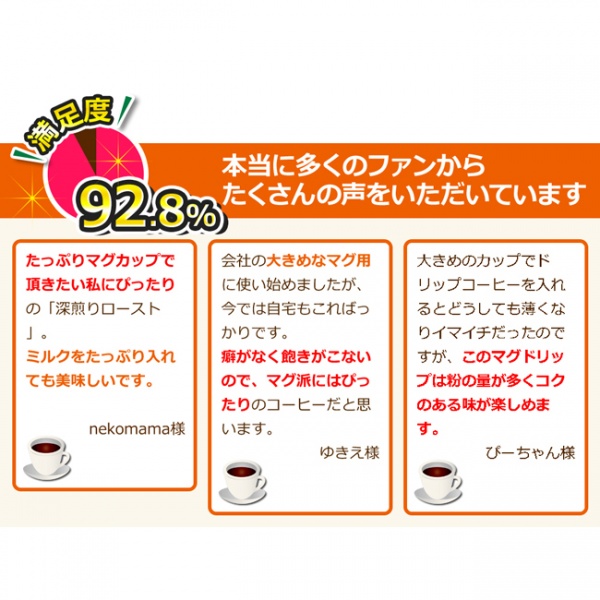送料無料|ドリップコーヒー マグドリップ100袋×2箱