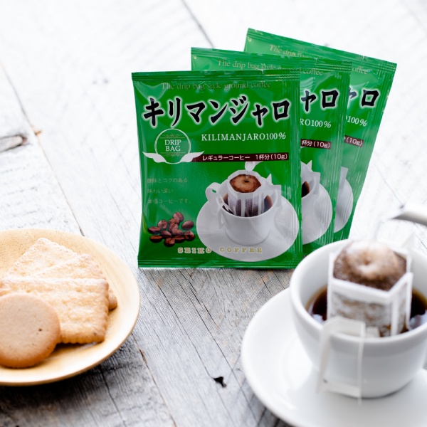 【キリマンジャロ/タンザニアAA豆100%使用】ドリップコーヒーキリマンジャロ100袋|送料無料|1杯10g