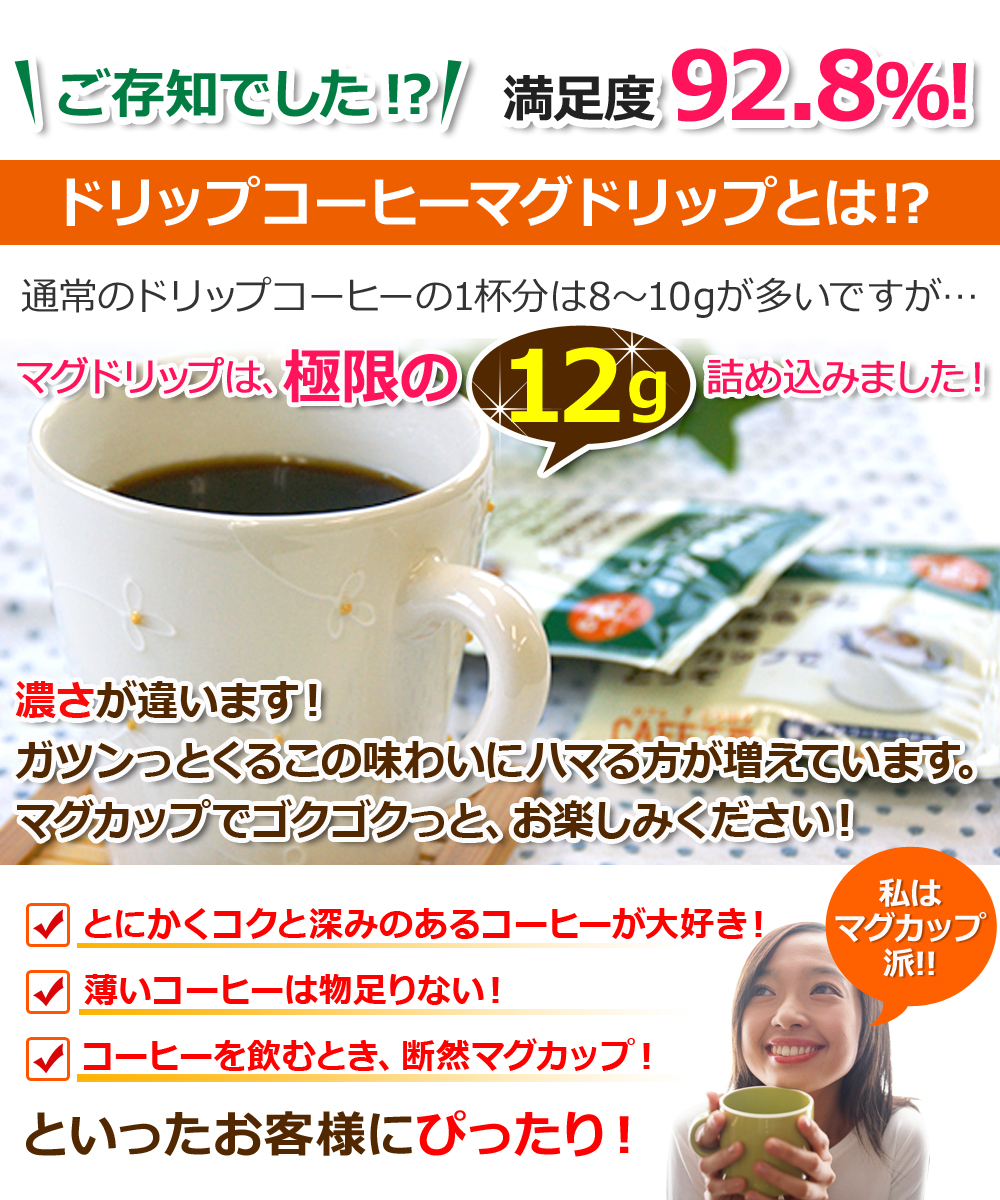 ドリップコーヒーマグドリップとは!?