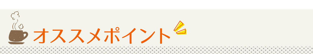 オススメポイント