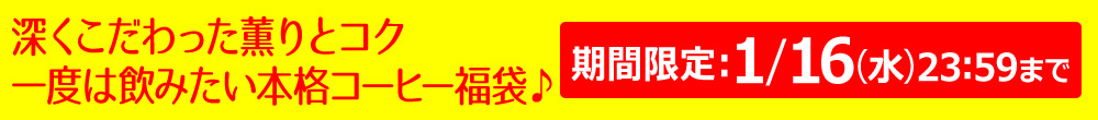 期間限定:1/16(水)23:59まで