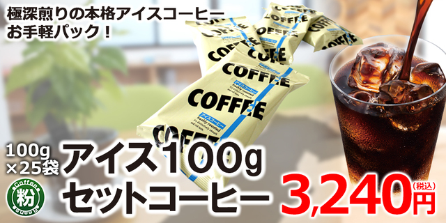 アイスコーヒー 100g × 25袋セット